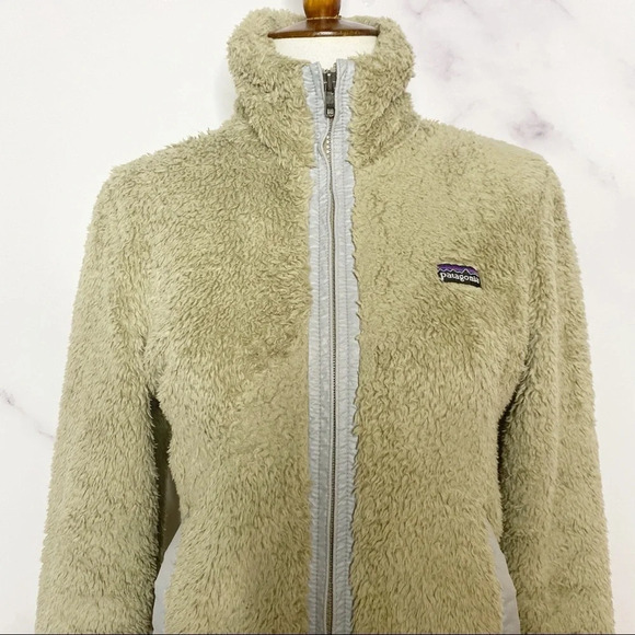 Patagonia Los Lobos Fleece Tan Jacket - Picture 2 of 9